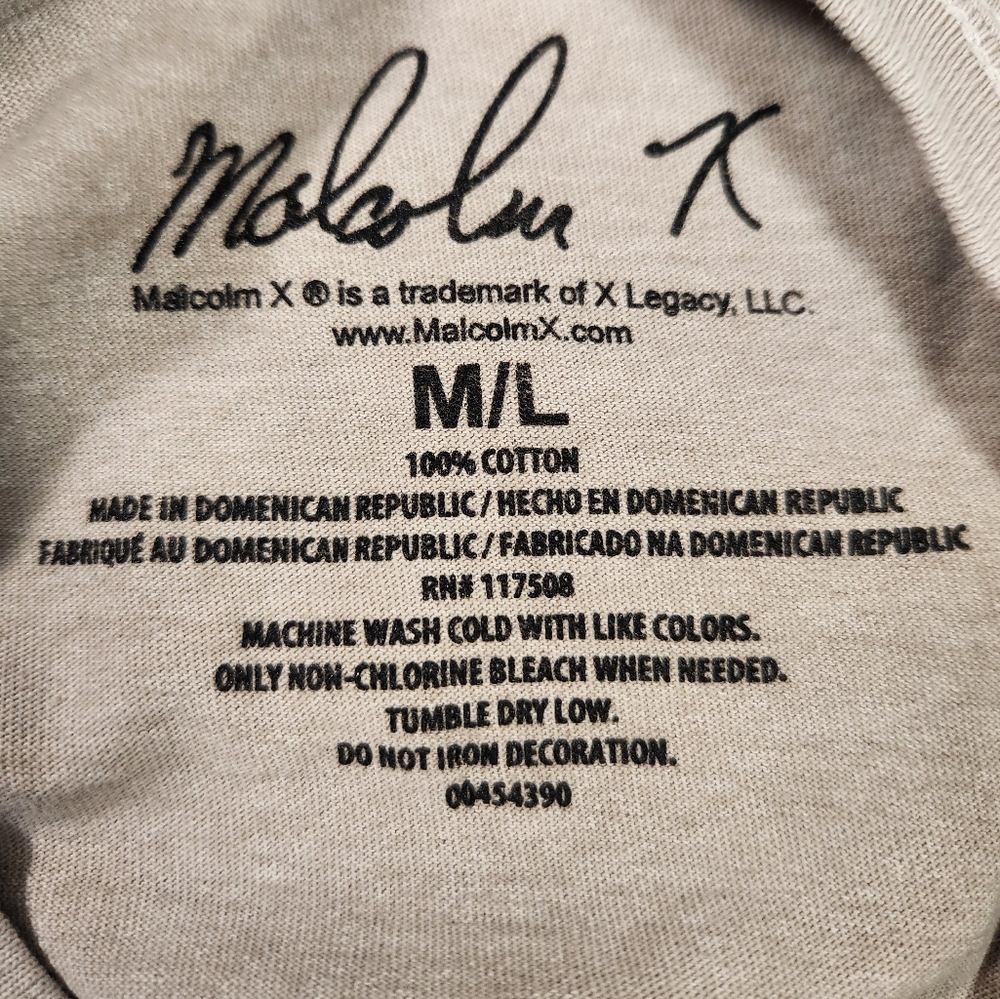 Men's Malcolm X T-shirt - Picture 4 of 5